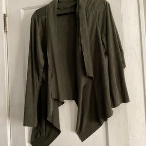 Torrid Olive Green Open Cardigan